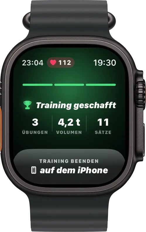 Mole auf der Apple Watch: Geschafft